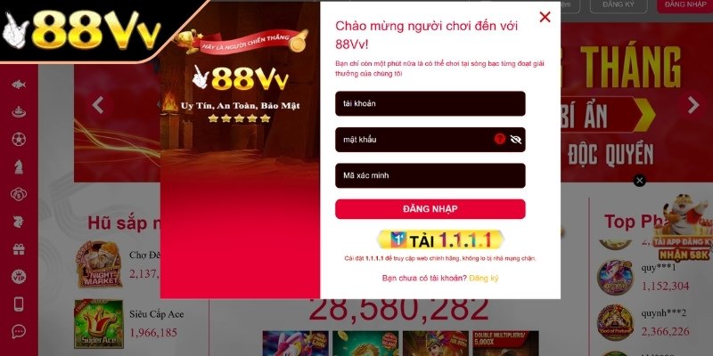 Những giá trị mà việc đăng nhập 88VV mang lại
