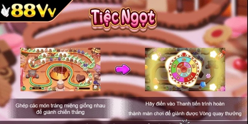 Tổng quan về gameplay Dessert Party 88VV
