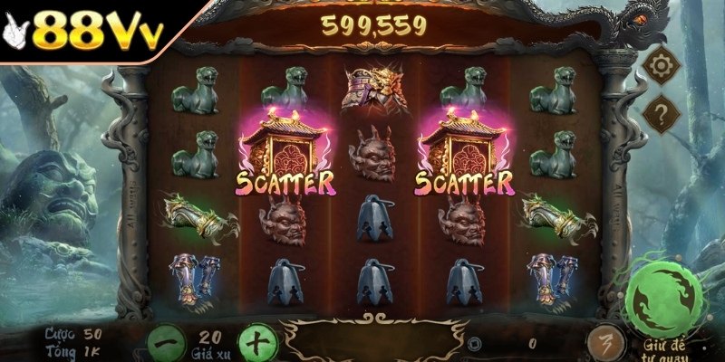 Hắc Thoại Ngộ Không 88VV – Phiêu Lưu Phá Khóa Thưởng 2 Cơ chế quay hũ